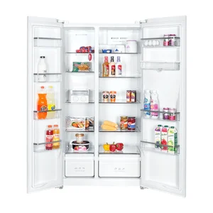 ، دارای اخطار باز ماندن درب، آبسردکن، لامپ یخچال، انجماد سریع، بدون برفک، با ارتفاع 176.8، عمق 63 و پهنای 92 سانتی‌متر، میزان مصرف انرژی A، دارای 5 طبقه در یخچال، 5 طبقه در فریزر و سیستم نوفراست